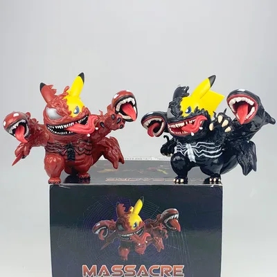 Marvel Venom Carnage Cosplay Pikachu PVC Red Venom Figure Toy Doll Collection Toy Gift 10cm
Marvel Venom Carnage Cosplay Pikachu PVC Red Venom Figure Toy Doll Collection Toy Gift 10cm