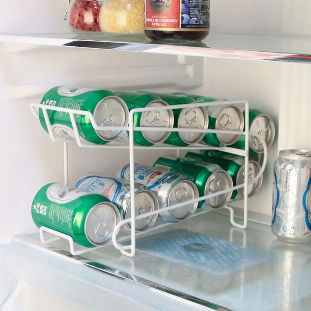 New Kitchen Refrigerator Fresh Drink Beer Cola Cans Storage Rack Solid Double-layer Finishing Shelf Beverage Cans Storage Rack
New Kitchen Refrigerator Fresh Drink Beer Cola Cans Storage Rack Solid Double-layer Finishing Shelf Beverage Cans Storage Rack