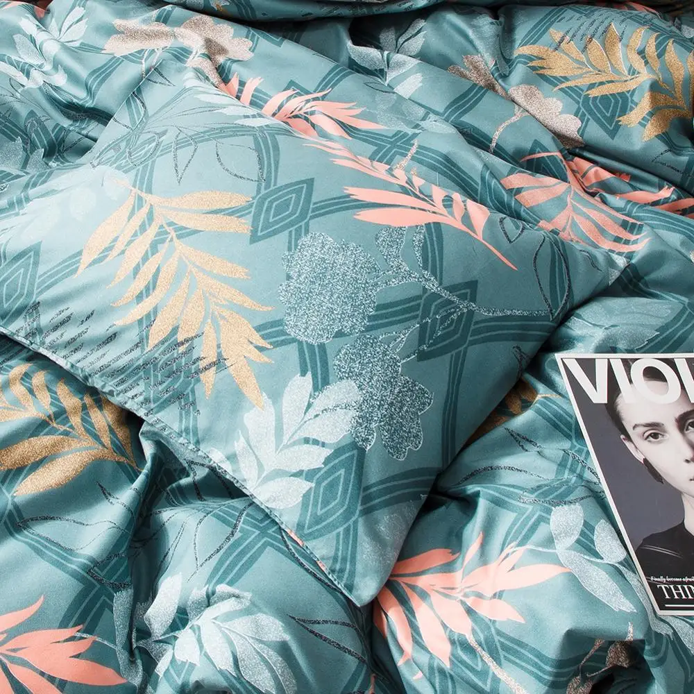 Leaf Comforter Cover Botanical Flowers Print Quilt Cover Boho Bedding Set for Kids Home Decorative Duvet Cover Set Bed Cover 
Leaf Comforter Cover Botanical Flowers Print Quilt Cover Boho Bedding Set for Kids Home Decorative Duvet Cover Set Bed Cover