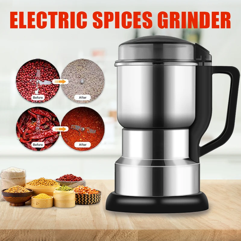 Electric Coffee Grinder Electric Kitchen Cereals Nuts Beans Spices Grains Grinder Machine Multifunctional Home Coffee Grinder
Electric Coffee Grinder Electric Kitchen Cereals Nuts Beans Spices Grains Grinder Machine Multifunctional Home Coffee Grinder