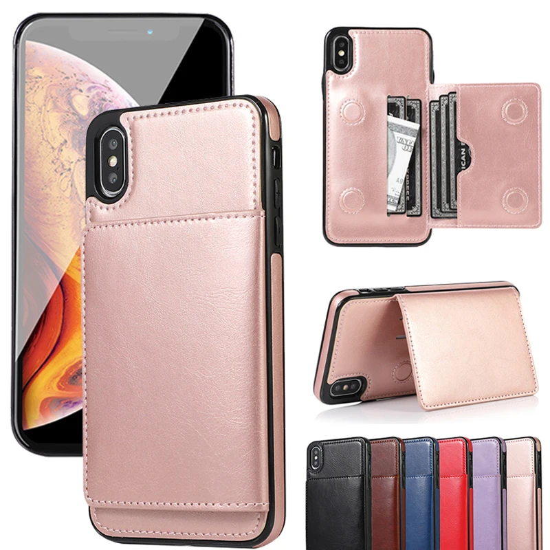 Роскошный кожаный чехол кошелек 8plus мягкий для iPhone 12 Mini 11 Pro X XR XS Max 5 5s SE 6 6s 8 7 Plus