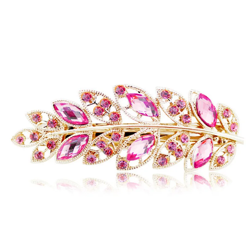 1 pcs Beauty Women Fashion Hair Clip Creative Leaf Crystal Alloy Rhinestone Barrette Hairpin Headband Korean Hair Accessories
1 pcs Beauty Women Fashion Hair Clip Creative Leaf Crystal Alloy Rhinestone Barrette Hairpin Headband Korean Hair Accessories