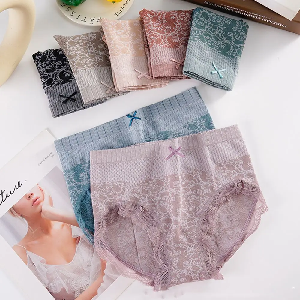 New Candy Color Flowers Briefs Comfortable Mid-Waist Lace Panties Breathable Graphene Crotch Underwear for Women
New Candy Color Flowers Briefs Comfortable Mid-Waist Lace Panties Breathable Graphene Crotch Underwear for Women