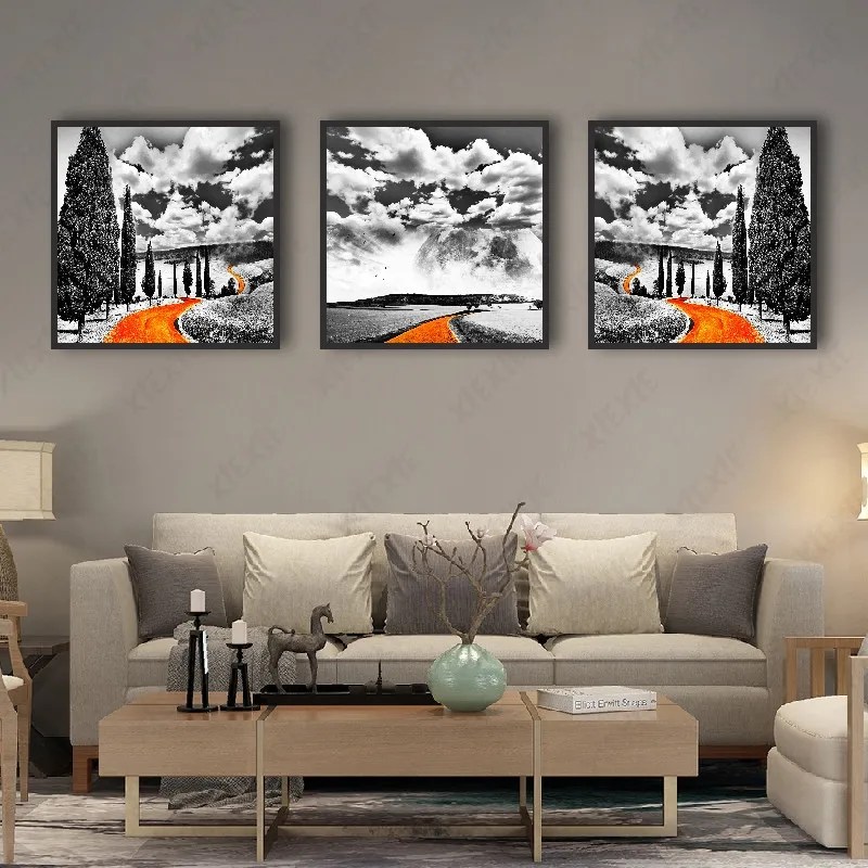 Golden Road Grey Background Color Contrast Abstract Posters Prints Canvas Painting Living Room Bedroom Corridor Decoration
Golden Road Grey Background Color Contrast Abstract Posters Prints Canvas Painting Living Room Bedroom Corridor Decoration