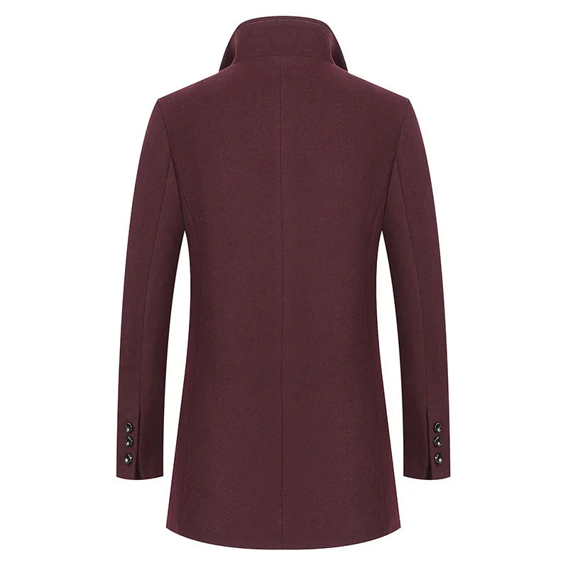 Winter Wool Coat Men Slim Fit Jacket For Men Stand-up Collar Men Windbreaker Wool Blends Jackets Thickened Woolen Pea Coat
Winter Wool Coat Men Slim Fit Jacket For Men Stand-up Collar Men Windbreaker Wool Blends Jackets Thickened Woolen Pea Coat