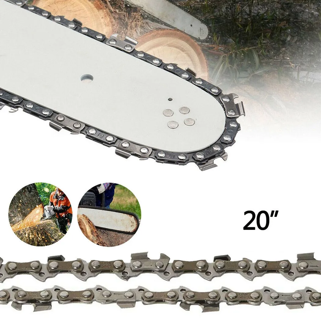 20inch Chainsaw Semi Chisel Saw Chain 3/8LP 0.05 Gauge 72DL Replacement Drive Link Wood Cutting Parts
20inch Chainsaw Semi Chisel Saw Chain 3/8LP 0.05 Gauge 72DL Replacement Drive Link Wood Cutting Parts