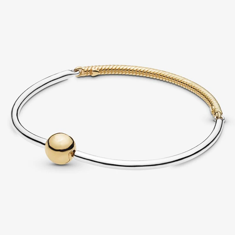 2019 NEW Autumn 100% 925 Sterling Silver Gold Shine Three-Link Bangle Bracelet Original Jewelry Women Charming Wedding Gift
2019 NEW Autumn 100% 925 Sterling Silver Gold Shine Three-Link Bangle Bracelet Original Jewelry Women Charming Wedding Gift