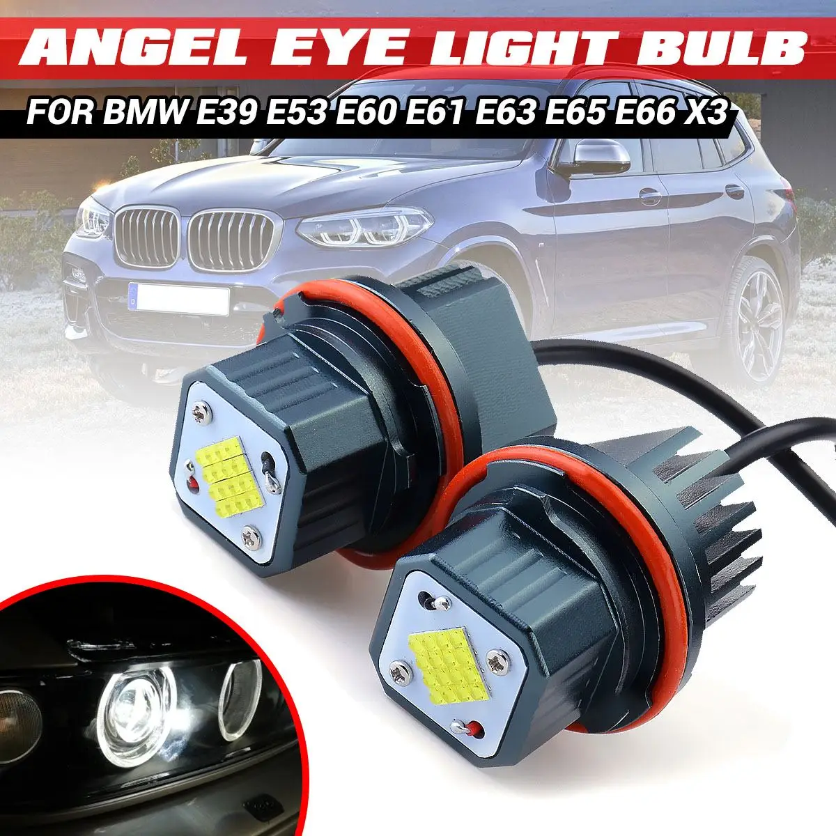 2 шт. 80 Вт без ошибок 16 светодиодсветодиодный габаритных огней Angel Eyes для BMW E39 E53 E60 E61 E63 E65 E66 E87 525i 530i xi 545i X3 M5 X5
2 шт. 80 Вт без ошибок 16 светодиодсветодиодный габаритных огней Angel Eyes для BMW E39 E53 E60 E61 E63 E65 E66 E87 525i 530i xi 545i X3 M5 X5