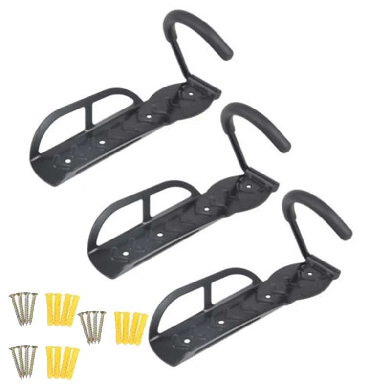 3 Pcs Bike Wall Stand Holder Mount Bicycle Mountain Bike Storage Wall Mounted Rack Stands Bicycle Steel Wall Hanger Hook 
3 Pcs Bike Wall Stand Holder Mount Bicycle Mountain Bike Storage Wall Mounted Rack Stands Bicycle Steel Wall Hanger Hook