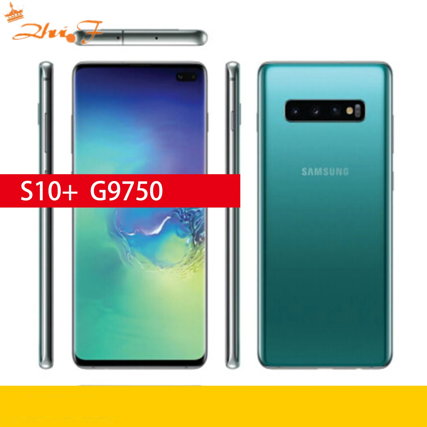 Телефон Samsung Galaxy S10 + Plus G9750 поддержка двух Sim-карт 128 Гб ПЗУ 8 ОЗУ Восьмиядерный