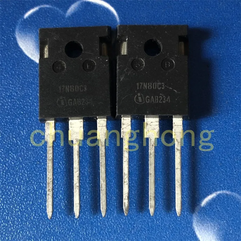 1pcs/lot high-powered triode 17N80C3 original packing new field effect MOS tube TO-247 SPW17N80C3 transistor
1pcs/lot high-powered triode 17N80C3 original packing new field effect MOS tube TO-247 SPW17N80C3 transistor