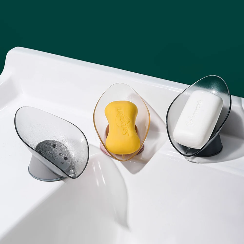 Leaf Shaped Drain Soap Holder Box Nordic Plastic Non-slip Shower Soap Storage Tray Rack Bathroom Supplies Gadgets 
Leaf Shaped Drain Soap Holder Box Nordic Plastic Non-slip Shower Soap Storage Tray Rack Bathroom Supplies Gadgets
