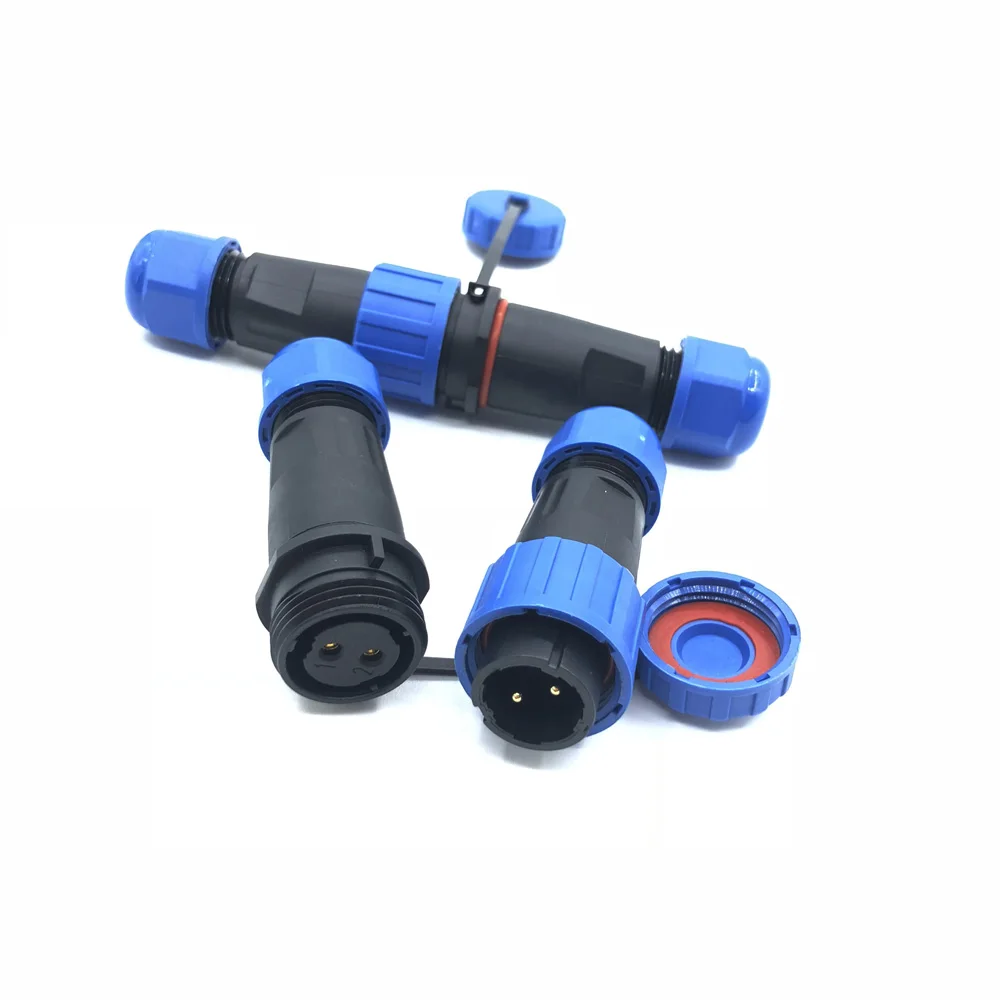 IP68 SP16 Waterproof Connector Male Plug & Female Socket 2 3 4 5 7 9 Pin SP16 docking Mount Wire Cable Connector Aviation Plug
IP68 SP16 Waterproof Connector Male Plug & Female Socket 2 3 4 5 7 9 Pin SP16 docking Mount Wire Cable Connector Aviation Plug