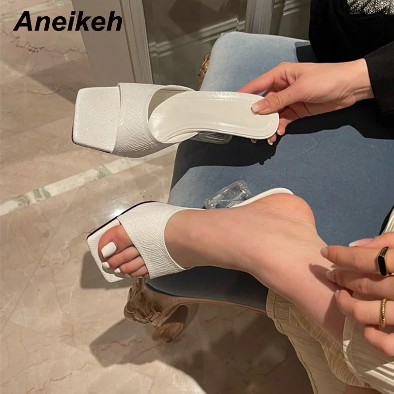 Сандалии Aneikeh из ПУ кожи, однотонные Босоножки с открытым носком, на высоком каблуке, выразительные удобные уличные тапочки, мягкие Повседне...
Сандалии Aneikeh из ПУ кожи, однотонные Босоножки с открытым носком, на высоком каблуке, выразительные удобные уличные тапочки, мягкие Повседне...