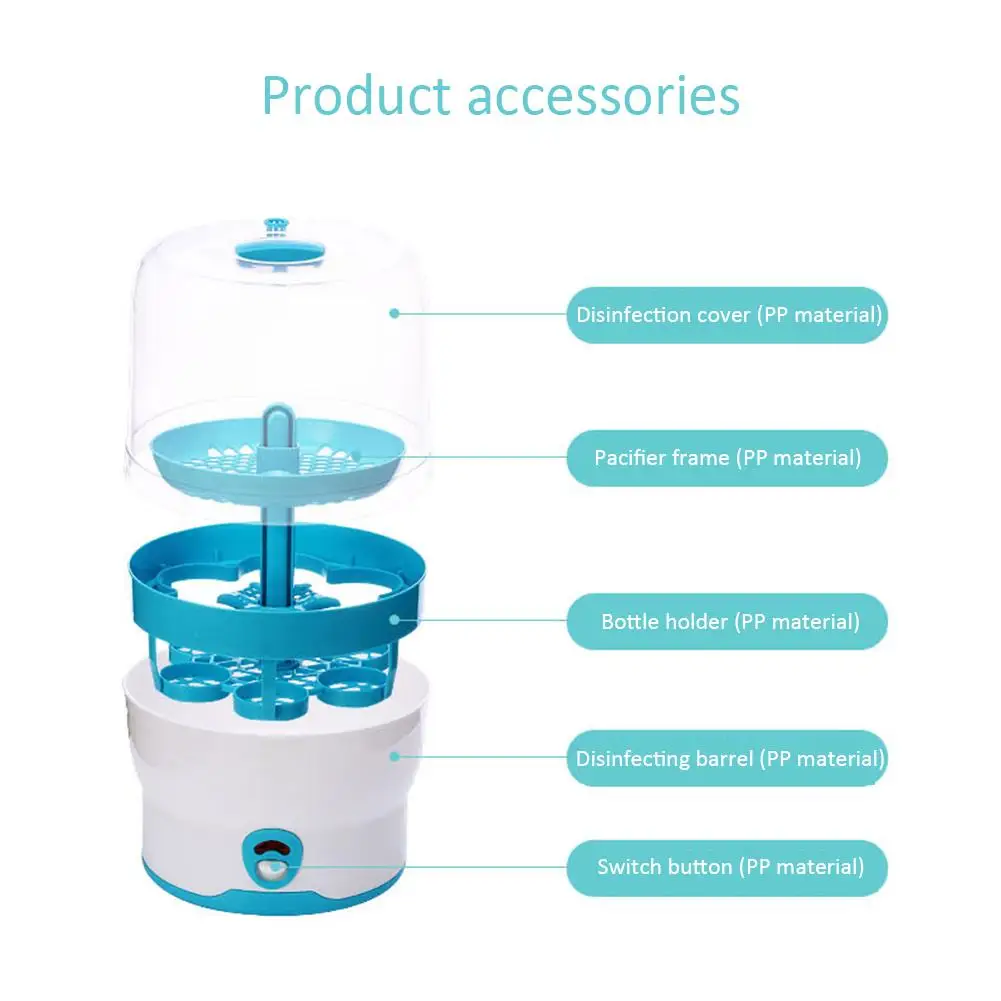 Baby Feeding Bottle Sterilizing Pot Stainless Steel Steam Cooking Bottle Sterilizing Cabinet Baby Bottle Sterilizing Machine
Baby Feeding Bottle Sterilizing Pot Stainless Steel Steam Cooking Bottle Sterilizing Cabinet Baby Bottle Sterilizing Machine