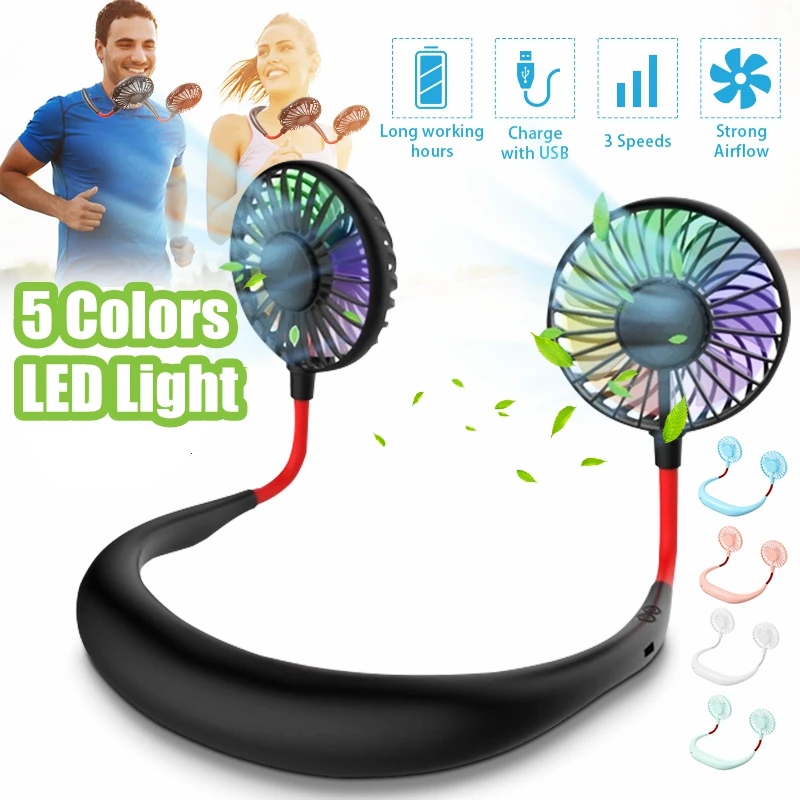 Mini Sports Fan USB Portable Fan Cold Fan Hands Free Neck Fan Hanging Rechargeable 3-speed Adjustable Varied Light Modes
Mini Sports Fan USB Portable Fan Cold Fan Hands Free Neck Fan Hanging Rechargeable 3-speed Adjustable Varied Light Modes