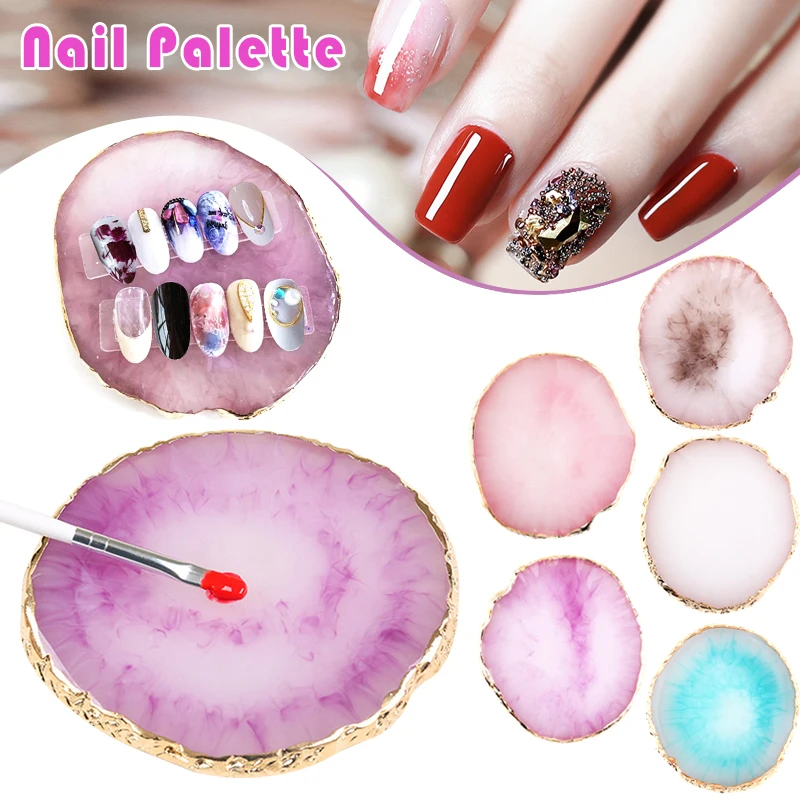 Resin Nail Art Palette Gel Nail Polish Drawing Holder Shelf Color Paint Palette DIY Nail Art Display Plate THJ99
Resin Nail Art Palette Gel Nail Polish Drawing Holder Shelf Color Paint Palette DIY Nail Art Display Plate THJ99
