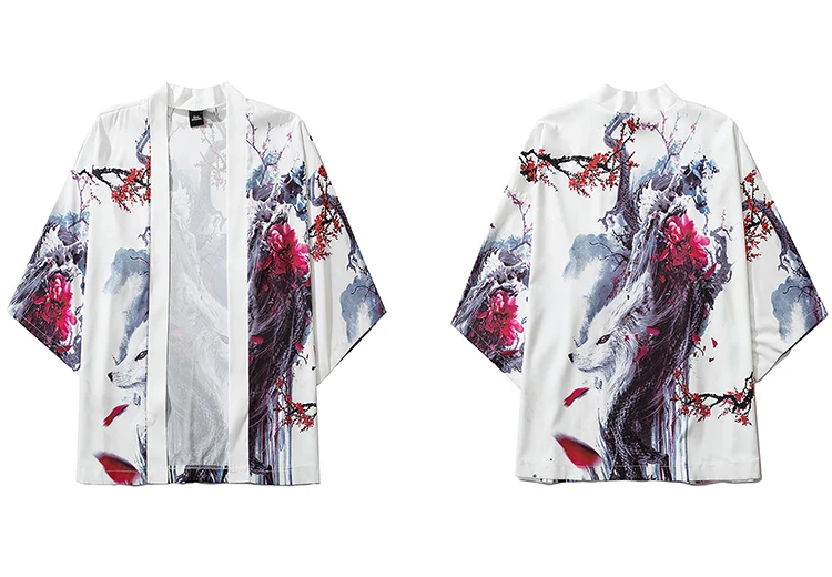 Japanese Kimono Jacket Fairy White Fox Harajuku 2020 Hip Hop Men Japan Streetwear Jacket Summer Thin Clothing Loose Kimono
Japanese Kimono Jacket Fairy White Fox Harajuku 2020 Hip Hop Men Japan Streetwear Jacket Summer Thin Clothing Loose Kimono