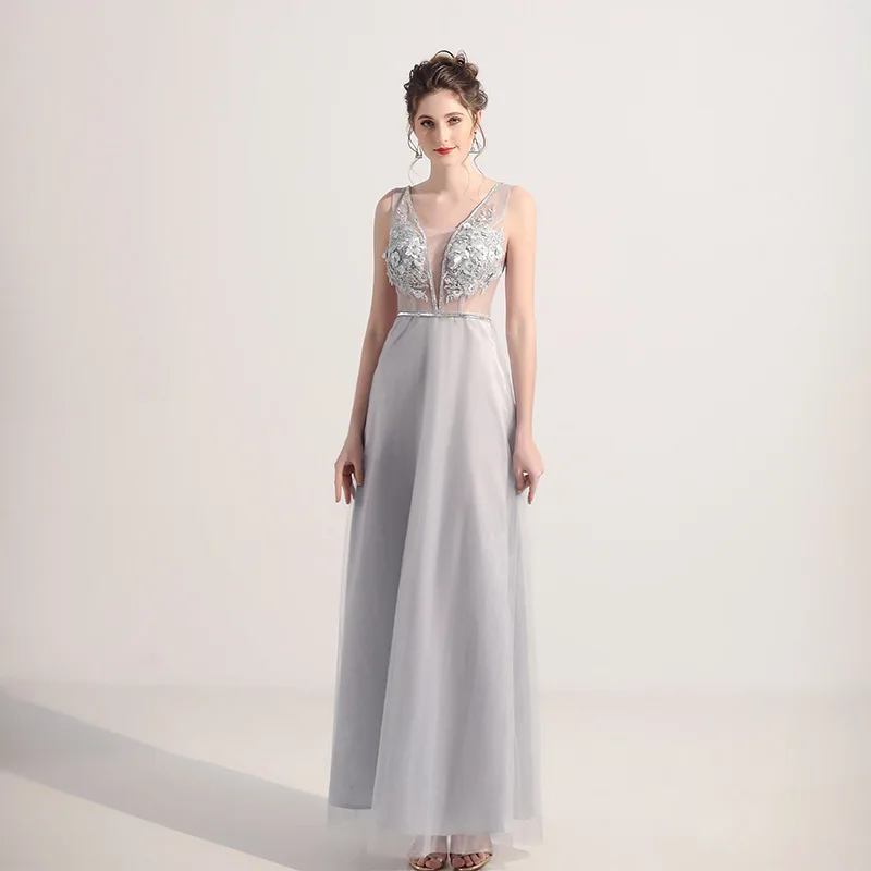 Evening Dress Elegant Floral Print A-Line Empire Sleeveless Zipper Back Floor-length Plus size Women Formal Party Dresses C1242
Evening Dress Elegant Floral Print A-Line Empire Sleeveless Zipper Back Floor-length Plus size Women Formal Party Dresses C1242