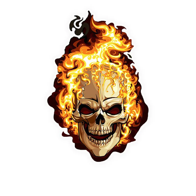Vinyl Car stickers Decals Motorcycle Accessories Car-Window Decorative Goods PVC Funny flame skull 15cm
Vinyl Car stickers Decals Motorcycle Accessories Car-Window Decorative Goods PVC Funny flame skull 15cm