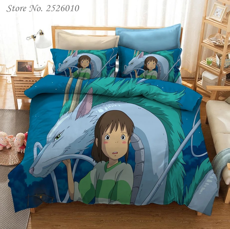 Japan Anime Spirited Away 3D Bedding Set Children Character Printed Duvet Cover Set Bed Linens Twin Full Queen King 02
Japan Anime Spirited Away 3D Bedding Set Children Character Printed Duvet Cover Set Bed Linens Twin Full Queen King 02