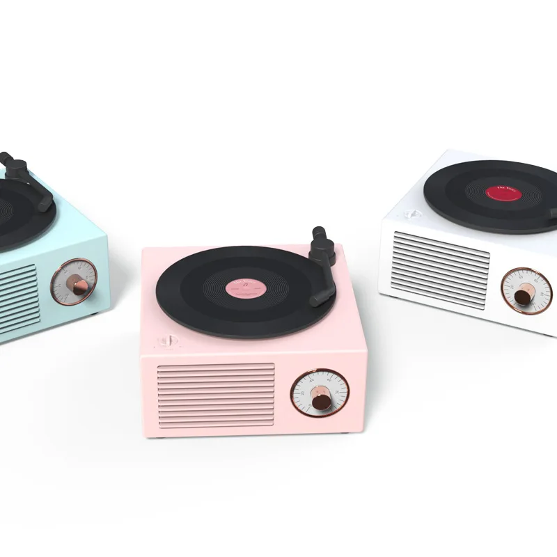 Creative atom vinyl Bluetooth speaker Retro record player small speaker mini Wireless Bluetooth gift speaker
Creative atom vinyl Bluetooth speaker Retro record player small speaker mini Wireless Bluetooth gift speaker