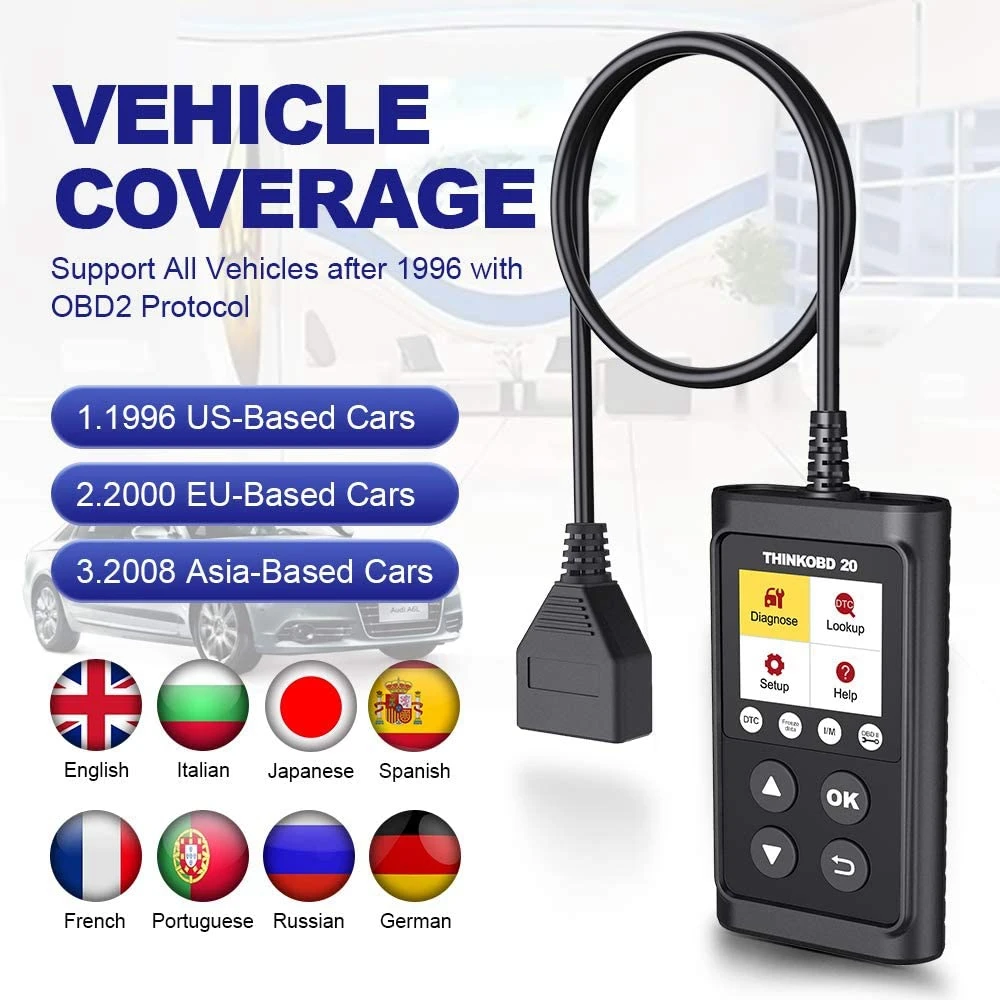 THINKCAR Thinkobd 20 Professional OBD2 Diagnostic Scanner Check Engine VIN Information Live Data OBD 2 Read Code Car Diagnostic 
THINKCAR Thinkobd 20 Professional OBD2 Diagnostic Scanner Check Engine VIN Information Live Data OBD 2 Read Code Car Diagnostic