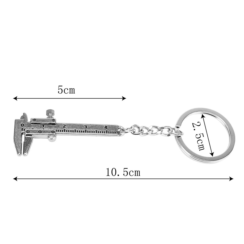 Fashion Keychains with Vernier Caliper Keyring Car Key Rings Stainless Steel Keychains Car-styling
Fashion Keychains with Vernier Caliper Keyring Car Key Rings Stainless Steel Keychains Car-styling