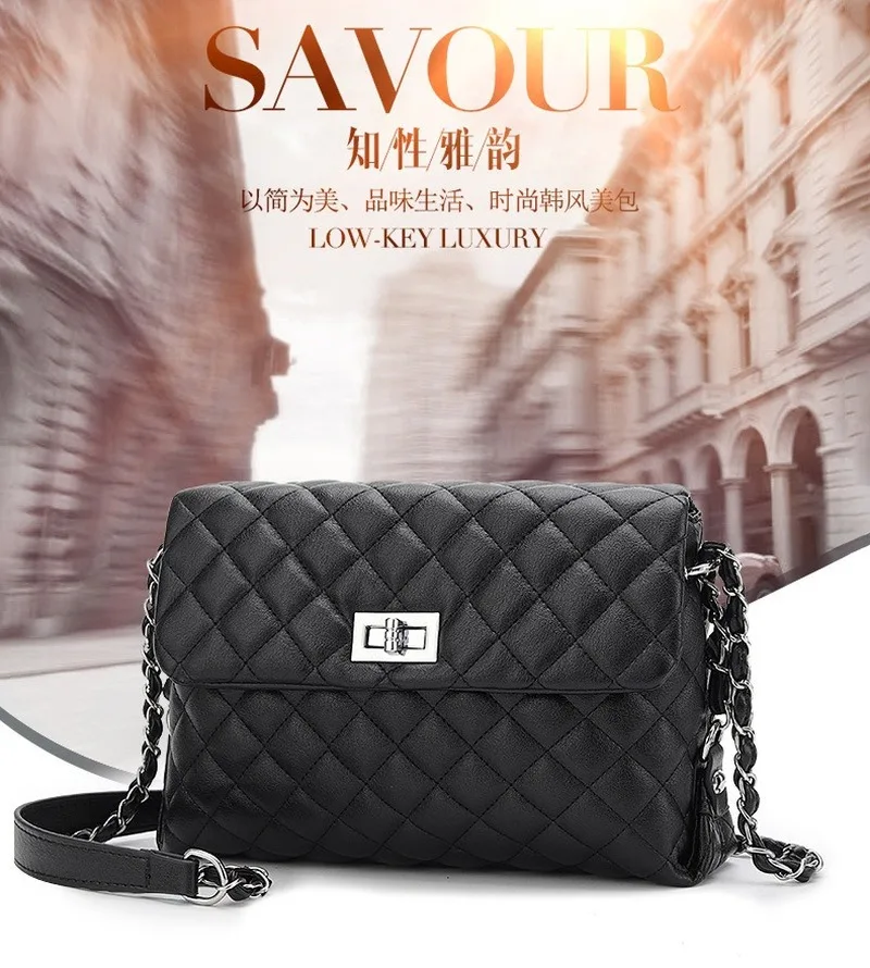 Hot-selling Ladies Rhombic Chain Bag In Europe and America 2020 New All-match Korean Shoulder Bag Net Red Messenger Small Bag
Hot-selling Ladies Rhombic Chain Bag In Europe and America 2020 New All-match Korean Shoulder Bag Net Red Messenger Small Bag