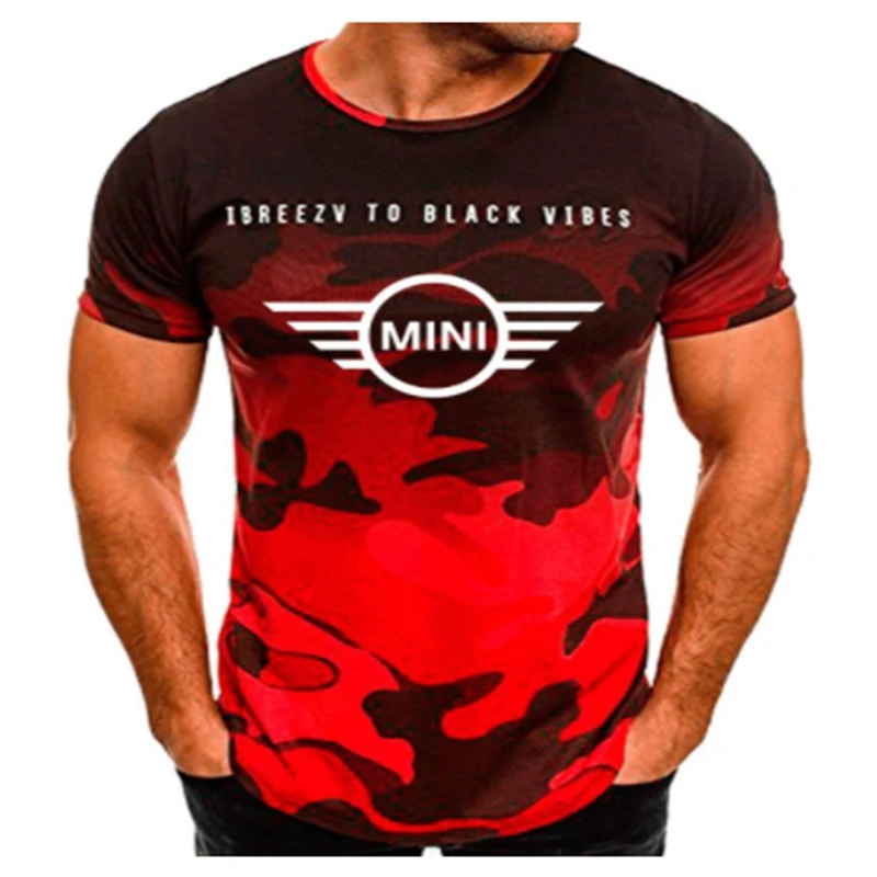 Fashion Casual trend Men's short sleeve Mini Car Logo Printing Summer Camouflage Men's T-sleve High Quality Cotton T-sleeve G
Fashion Casual trend Men's short sleeve Mini Car Logo Printing Summer Camouflage Men's T-sleve High Quality Cotton T-sleeve G
