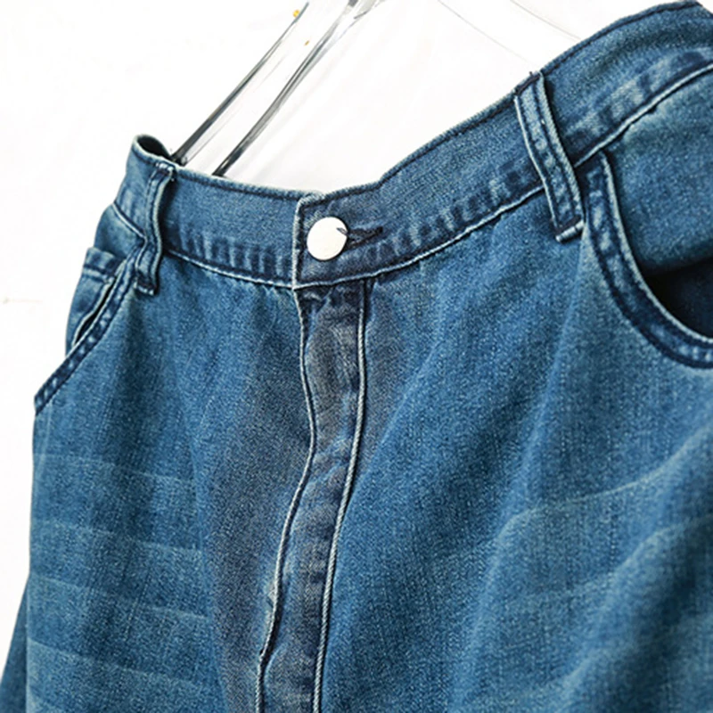 CHICEVER Blue Jeans For Women Mid Waist Loose Full Length Pants Vintage High Street Harem Trousers Female 2020 Fashion Clothing
CHICEVER Blue Jeans For Women Mid Waist Loose Full Length Pants Vintage High Street Harem Trousers Female 2020 Fashion Clothing