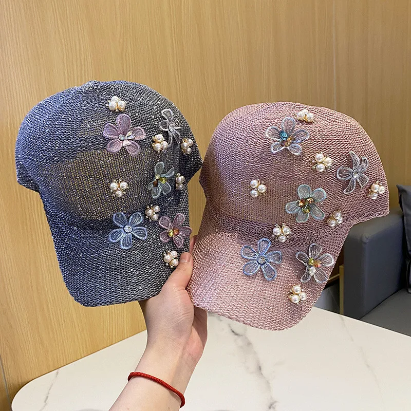Женская Бейсболка 202105-shi, Летняя Спортивная Кепка с жемчужным цветком, козырьки для отдыха
Женская Бейсболка 202105-shi, Летняя Спортивная Кепка с жемчужным цветком, козырьки для отдыха