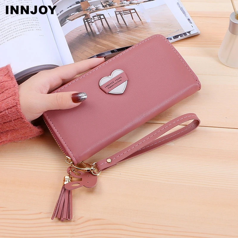 2020 Fashion Women Leather Wallets Women Long Zipper Coin Purses Tassel Design Clutch Wallet Female Money Credit Card Holder
2020 Fashion Women Leather Wallets Women Long Zipper Coin Purses Tassel Design Clutch Wallet Female Money Credit Card Holder