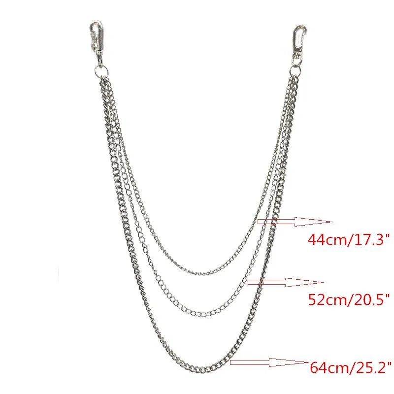 Jeans Accessories Alloy Metal Pants Chain Rock Punk Trouser Keychain Hipster Jean Keychains HipHop Multilayer Chains Portachiavi
Jeans Accessories Alloy Metal Pants Chain Rock Punk Trouser Keychain Hipster Jean Keychains HipHop Multilayer Chains Portachiavi