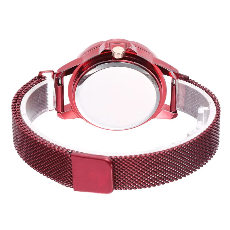 Quartz Wristwatches The Starry Sky Digital Magnet Net Belt Casual WomenS Watches 
Quartz Wristwatches The Starry Sky Digital Magnet Net Belt Casual WomenS Watches