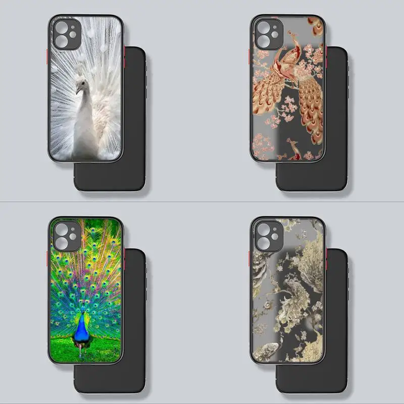 Pretty Birds Peacock Phone Case Transparent Matte For IPhone7 8 11 12 S Mini Pro X XS XR MAX Plus Cover Shell
Pretty Birds Peacock Phone Case Transparent Matte For IPhone7 8 11 12 S Mini Pro X XS XR MAX Plus Cover Shell