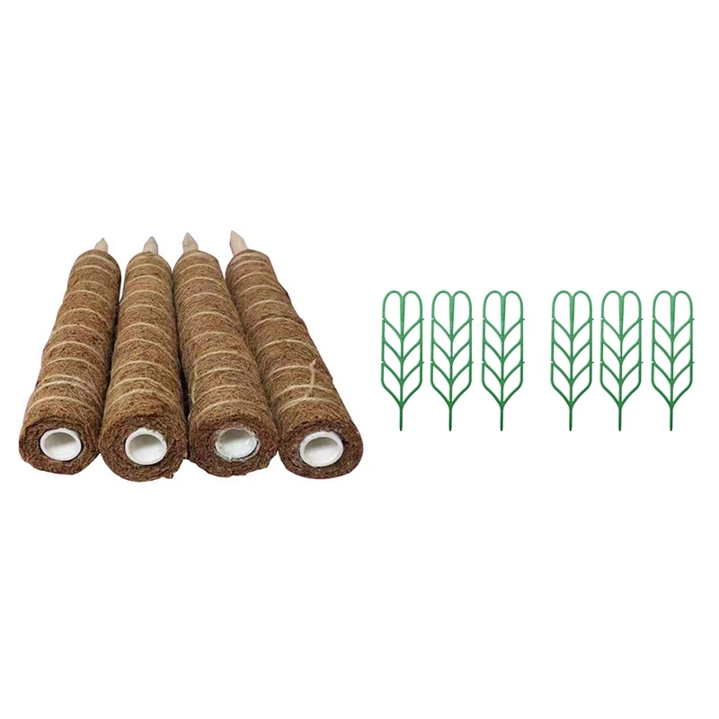 4x Coir Totem Pole,17.7 Inch Coir Moss Stick & 6Pcs Leaf Shape Garden Trellis Plants Lattice Pots Supports
4x Coir Totem Pole,17.7 Inch Coir Moss Stick & 6Pcs Leaf Shape Garden Trellis Plants Lattice Pots Supports