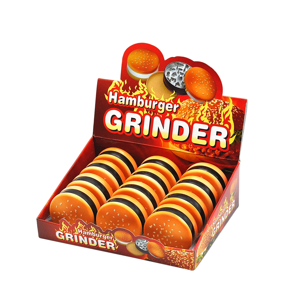 Hamburger Herb Grinder 3-Layers 55 Mm Spice Crusher with Shark Teeth Metal Weed Grinder Tobacco Sheeder Manual Grinder Mills
Hamburger Herb Grinder 3-Layers 55 Mm Spice Crusher with Shark Teeth Metal Weed Grinder Tobacco Sheeder Manual Grinder Mills