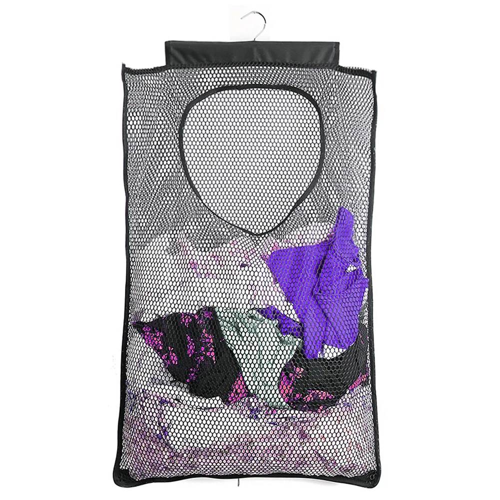 Wall-mounted Hanging Storage Bag Laundry Hamper Bag Dirty Pocket Clothes Sundries Mesh Grid Perspective Storage Bags
Wall-mounted Hanging Storage Bag Laundry Hamper Bag Dirty Pocket Clothes Sundries Mesh Grid Perspective Storage Bags