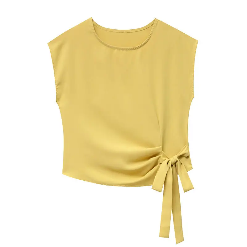 Short Sleeve Chiffon women's summer dress 2021 new loose lace up large slim lace up foreign style belly covering shirt
Short Sleeve Chiffon women's summer dress 2021 new loose lace up large slim lace up foreign style belly covering shirt