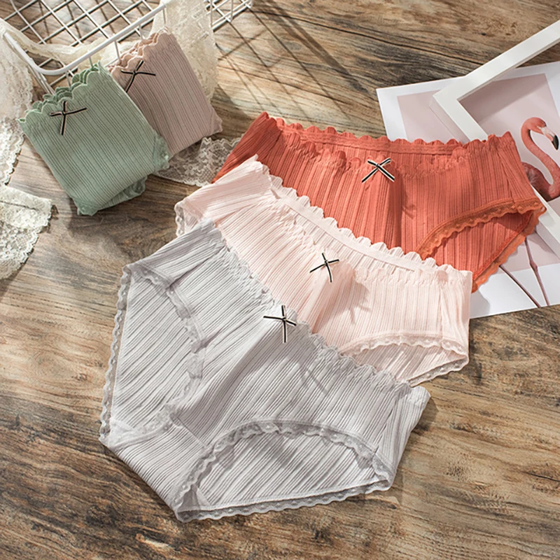 Elifashion Thread Breathable Cotton Comfortable Briefs Small Fresh Color Women Underwear 8 Colors For Choice
Elifashion Thread Breathable Cotton Comfortable Briefs Small Fresh Color Women Underwear 8 Colors For Choice