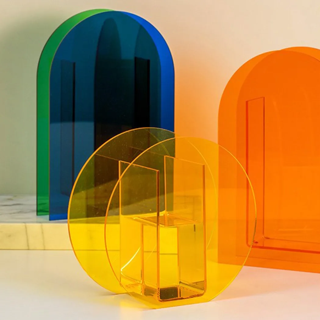 1*Vase Nordic Minimalist Style Acrylic Color Geometric Shape Vase Decorative Ornaments Made Of High-quality
1*Vase Nordic Minimalist Style Acrylic Color Geometric Shape Vase Decorative Ornaments Made Of High-quality