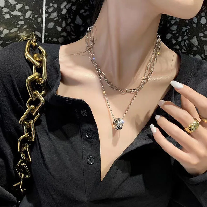 Couple pendants Fashion punk 2 multi-layer ring necklace sets necklace name necklace
Couple pendants Fashion punk 2 multi-layer ring necklace sets necklace name necklace