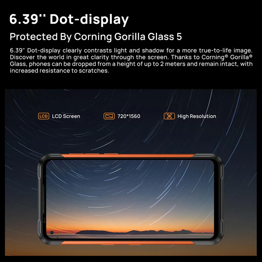Смартфон DOOGEE S97 Pro NFC 8 ГБ + 128 телефон с лазерным дальностью 40 м восемь ядер