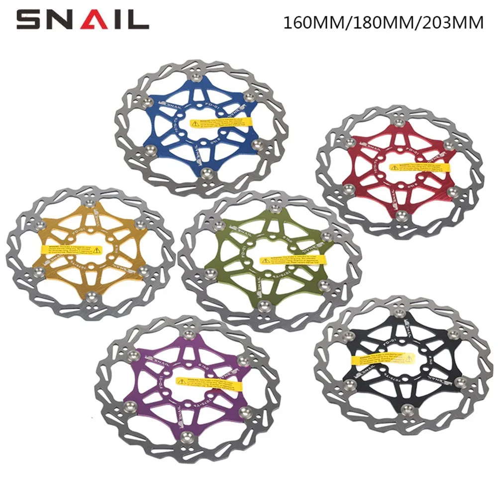 1PC SNAIL 160mm Mountain Bike Disc Brake 160mm Float Floating Rotor Cycling Rotors Bicycle Accessories Aluminum Alloy
1PC SNAIL 160mm Mountain Bike Disc Brake 160mm Float Floating Rotor Cycling Rotors Bicycle Accessories Aluminum Alloy