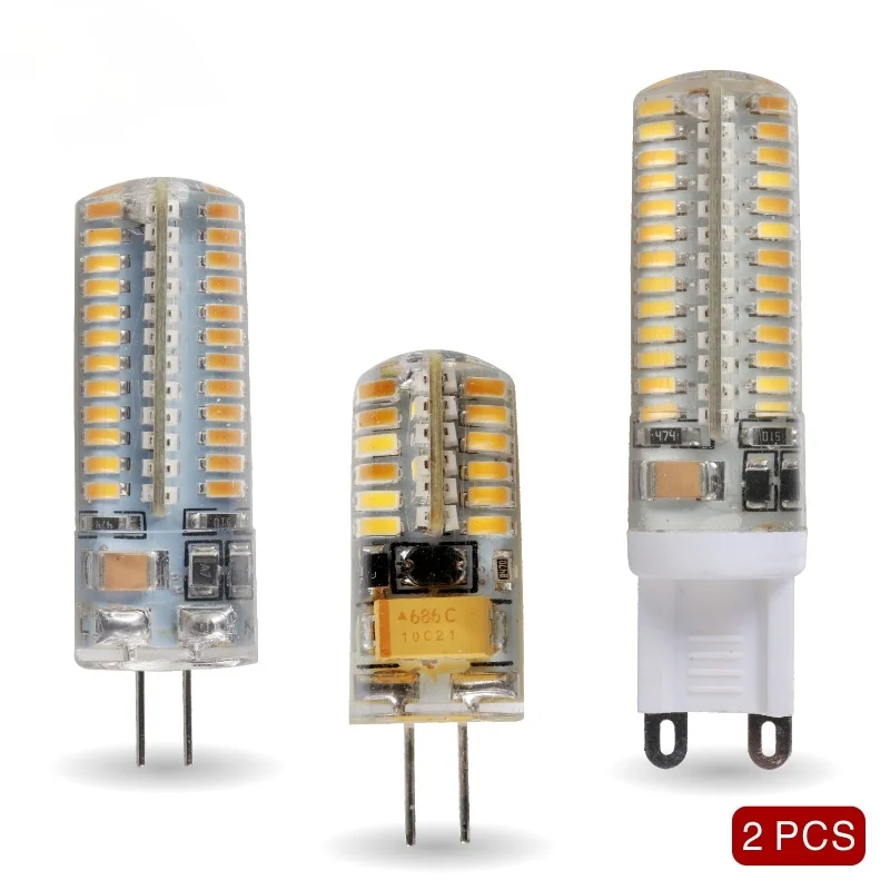 

2pcs/lot LED G4 G9 12V 220V AC DC 1w 2w 3w 4w 5w 6w Replace 40w 60w Halogen Lamp Light 360 Beam Angle Chandelier LED Bulb Lamp