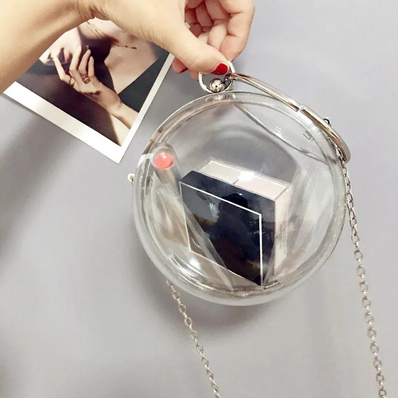 New Portable Fashion Brand All-match Ball Ins Transparent Bag Female Celebrity Inspired Chain Mini Bag
New Portable Fashion Brand All-match Ball Ins Transparent Bag Female Celebrity Inspired Chain Mini Bag