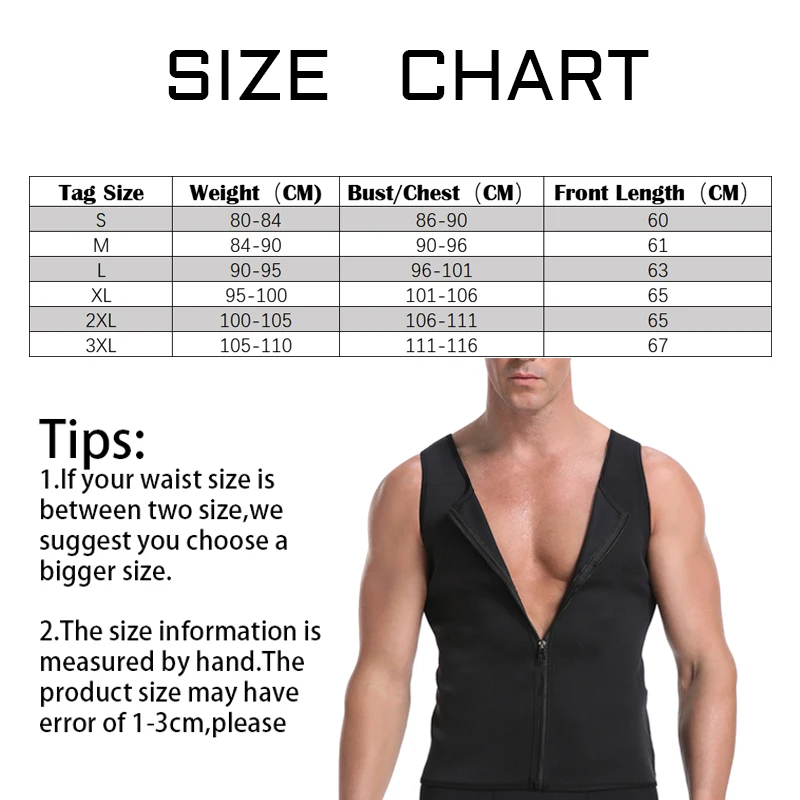 Shapewear Men Sauna Suit Slimming Muscle Tank Top Corset With Zipper Heat Trapping Vest Sweat Enhancing Body Shaper Weight Loss
Shapewear Men Sauna Suit Slimming Muscle Tank Top Corset With Zipper Heat Trapping Vest Sweat Enhancing Body Shaper Weight Loss