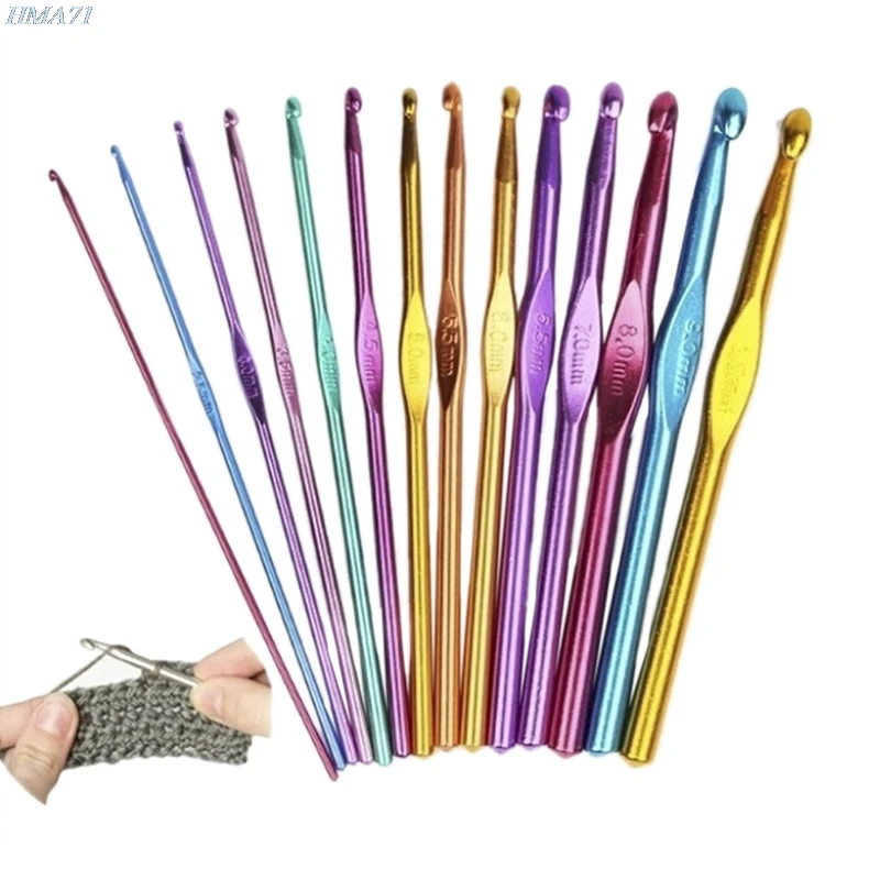 14Pcs Metalen Handvat Haaknaald Breinaalden Set Aluminium Naalden Haaknaalden Kit Multi Colour (2Mm-10Mm)
14Pcs Metalen Handvat Haaknaald Breinaalden Set Aluminium Naalden Haaknaalden Kit Multi Colour (2Mm-10Mm)
