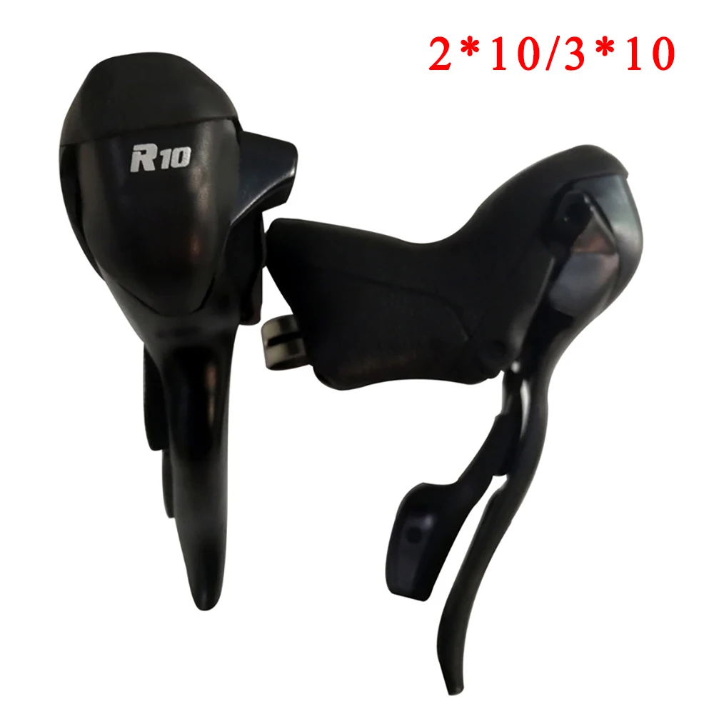 1 Pair Road Bike Transmissions Shifter Brake Lever Set Speed Derailleur Left + Right 2*10/3*10 Speed
1 Pair Road Bike Transmissions Shifter Brake Lever Set Speed Derailleur Left + Right 2*10/3*10 Speed